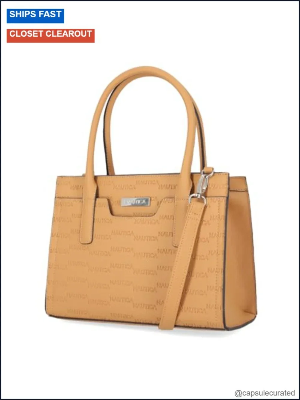 Vegan Leather Satchel Bag Crossbody Purse Women's Top Handle